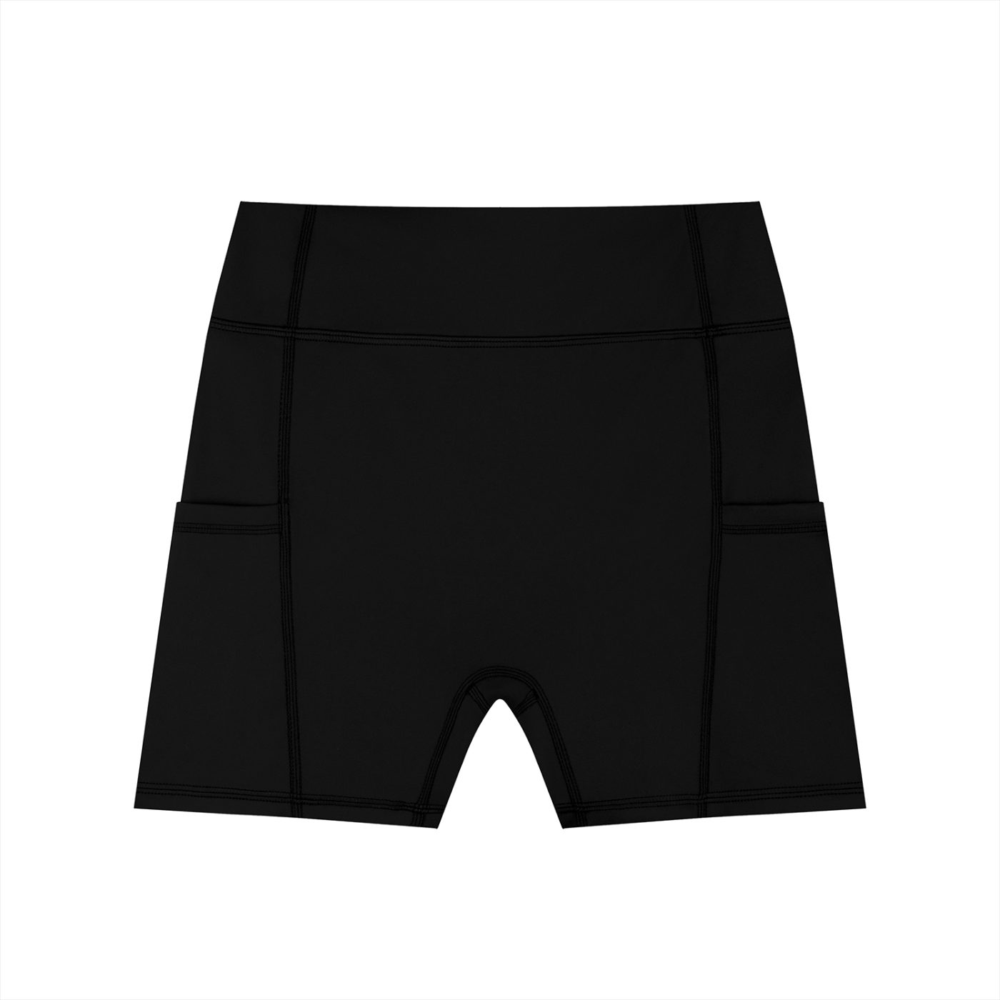 Women's High-Waisted Pocket Spandex Shorts