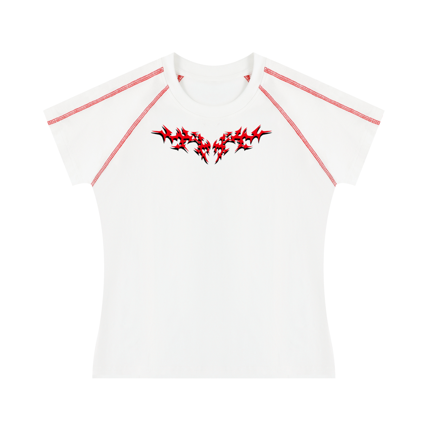 Women's Contrast Stitch Raglan T-Shirt